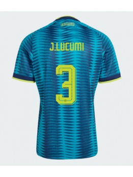 Muži Futbalové oblečenie Kolumbia Jhon Lucumi #3 MS 2026 Krátky Rukáv - Preč